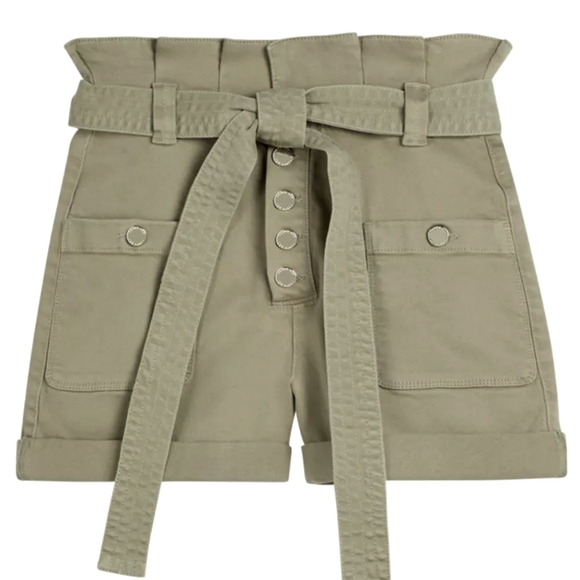 NWT Ted Baker Deviika high rise stretch denium shorts size 26